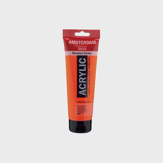 Acrylfarbe Neon Orange 250 ml Amsterdam