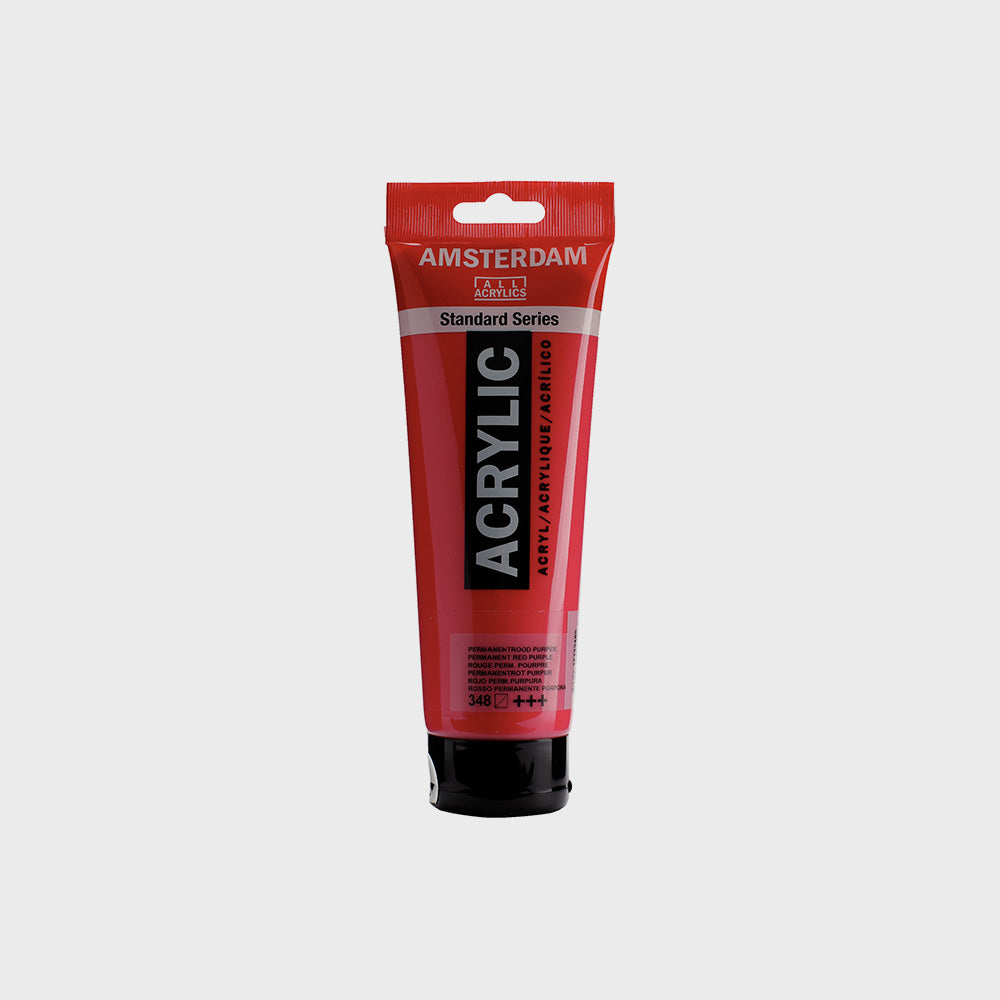 Acrylfarbe Rot Violett Permanent 250 ml Amsterdam