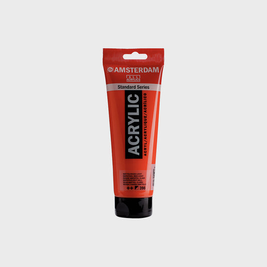 Acrylfarbe Naphtholrot Hell 250 ml Amsterdam