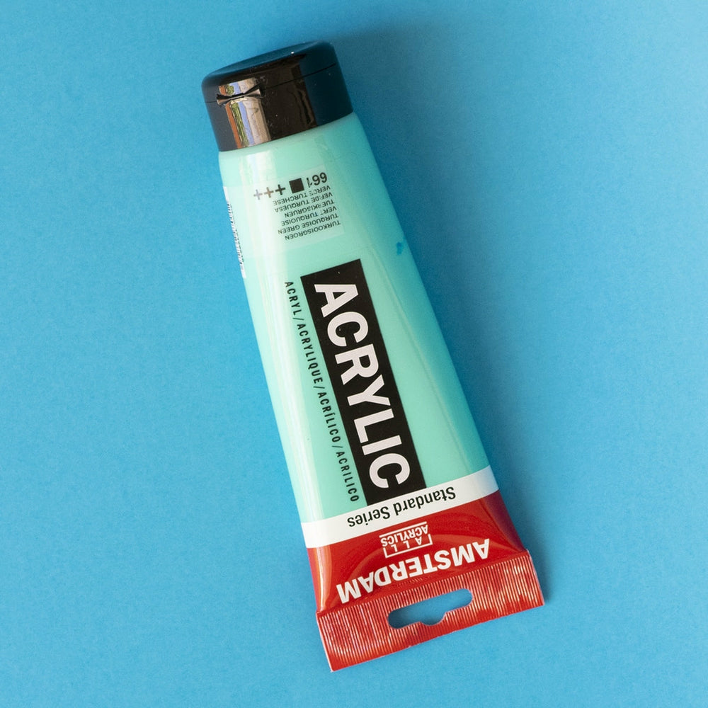 Acrylfarbe Türkisgrün 250 ml Amsterdam (1)