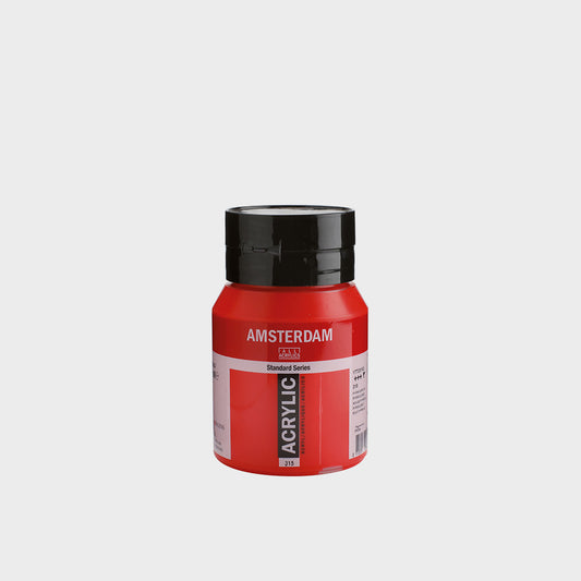 Acrylfarbe Pyrrolrot 500 ml Amsterdam