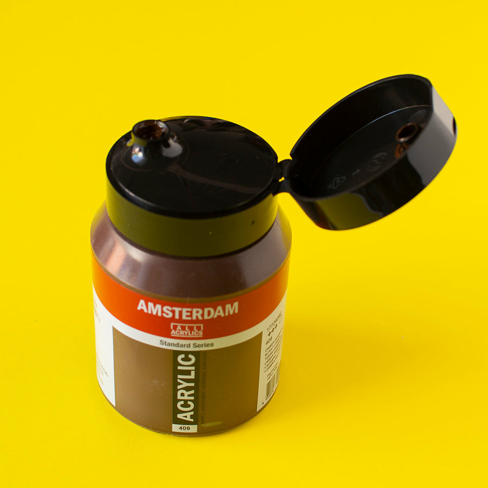 Acrylfarbe Umbra Gebrannt 500 ml Amsterdam (1)