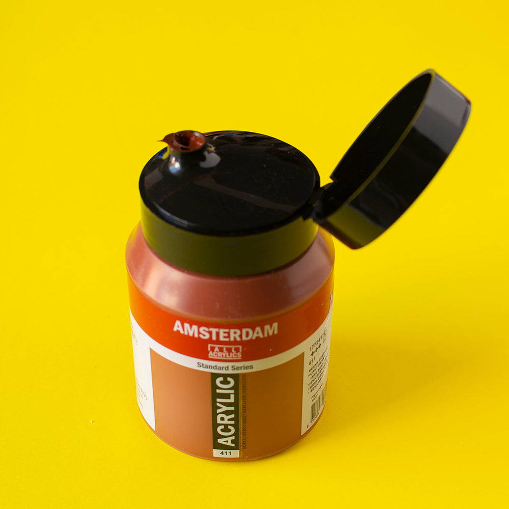 Acrylfarbe Siena Gebrannt 500 ml Amsterdam (1)