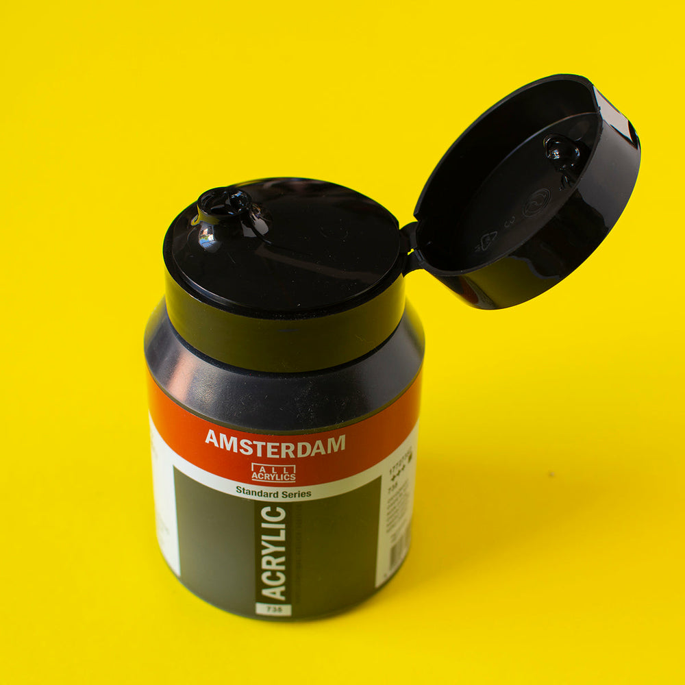 Acrylfarbe Oxidschwarz 500 ml Amsterdam (1)