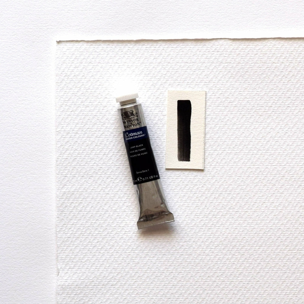 Aquarellfarbe Cotman Tube Lamp Black 21 ml Winsor & Newton (1)