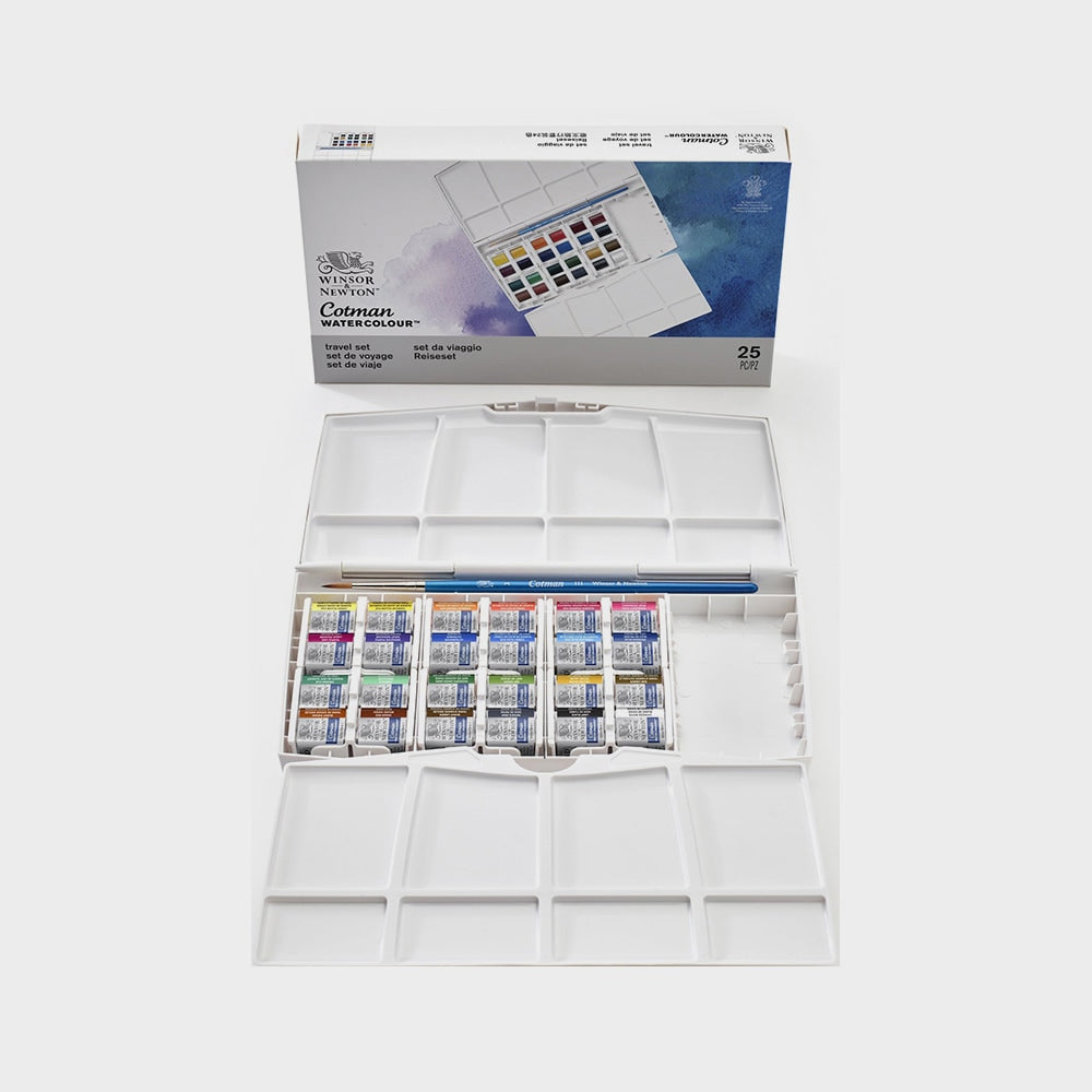 Box 24 Aquarellfarben Cotman Painting Plus Winsor & Newton (2)