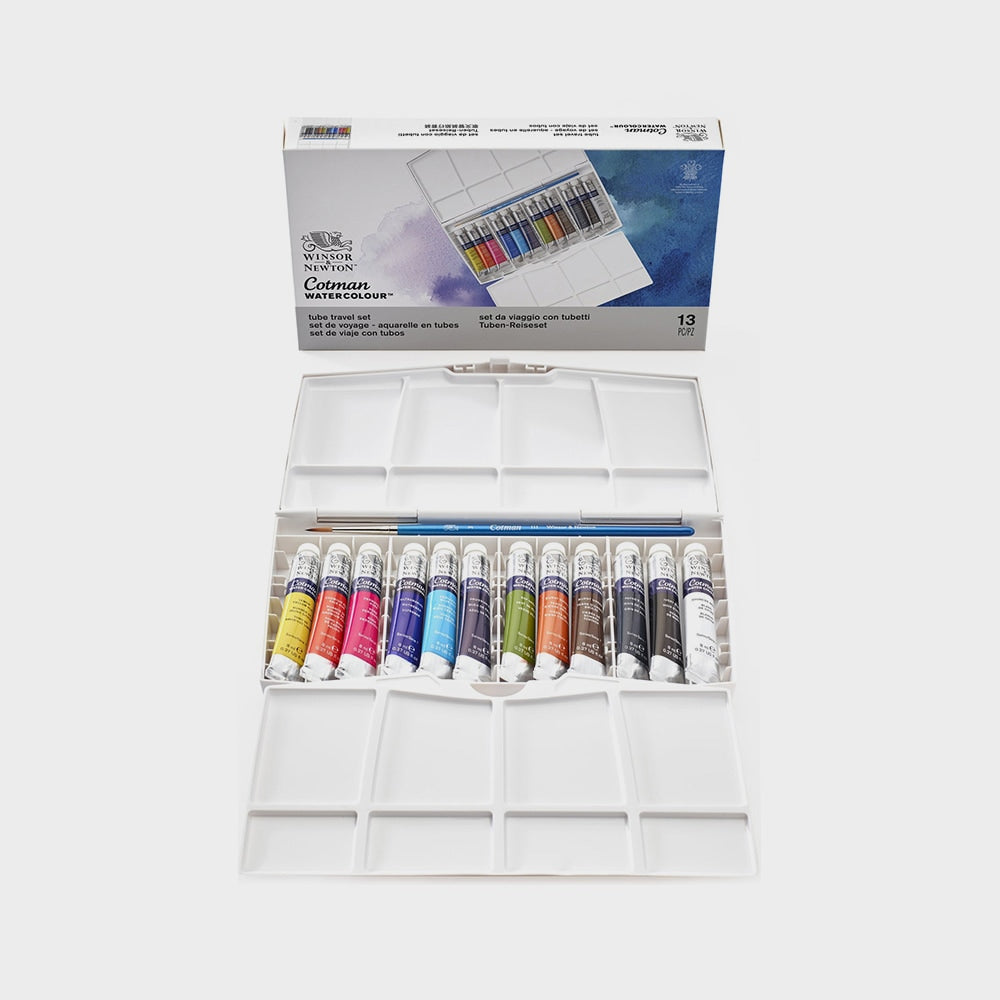 Box 12 Aquarellfarben In Tuben 8 ml Cotman Winsor & Newton (1)