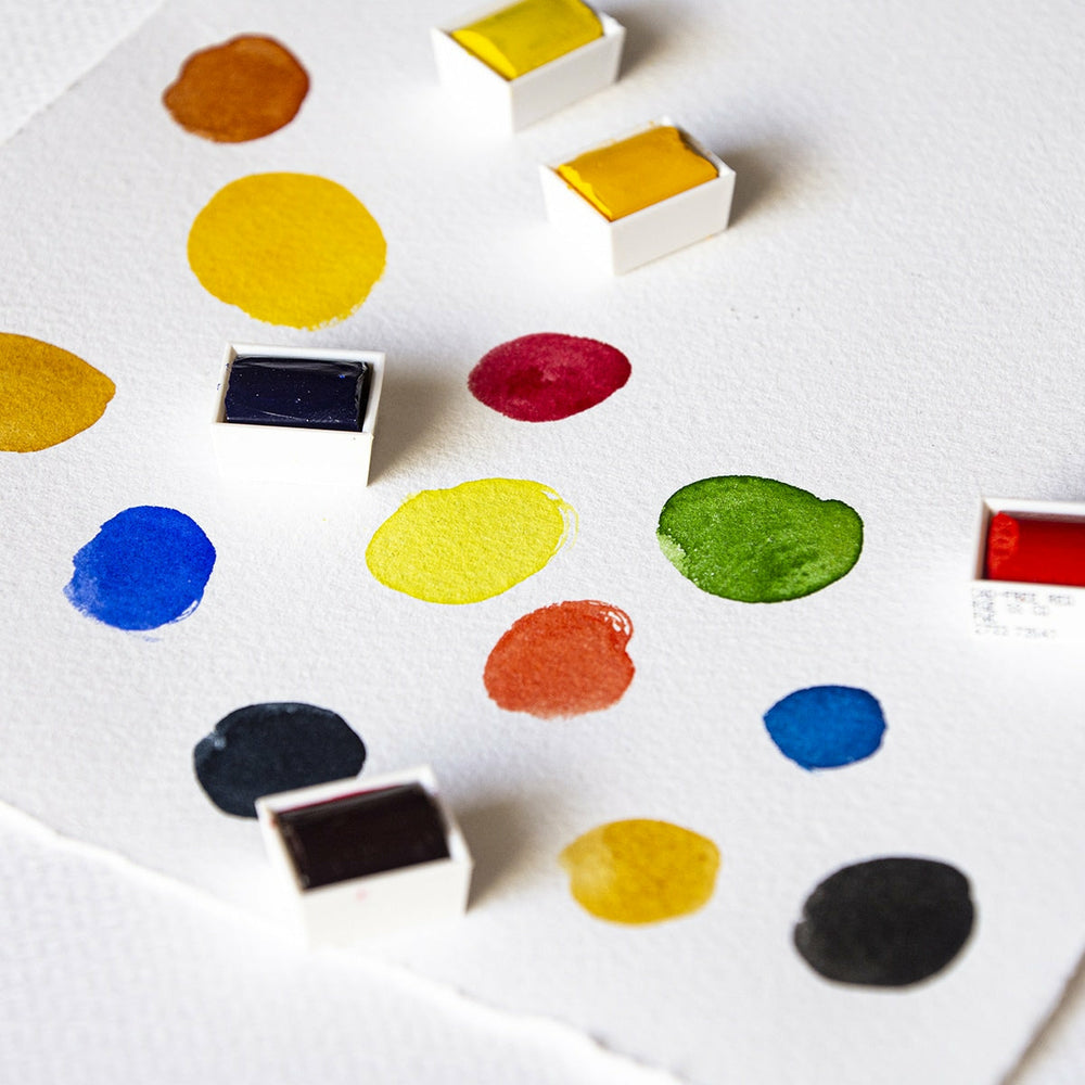 Profi-Metallbox Aquarell 12 Halbe Näpfchen Winsor & Newton (2)