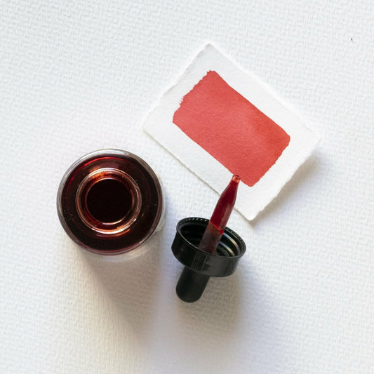 Flüssige Aquarellfarbe Scharlach 30 ml Ecoline