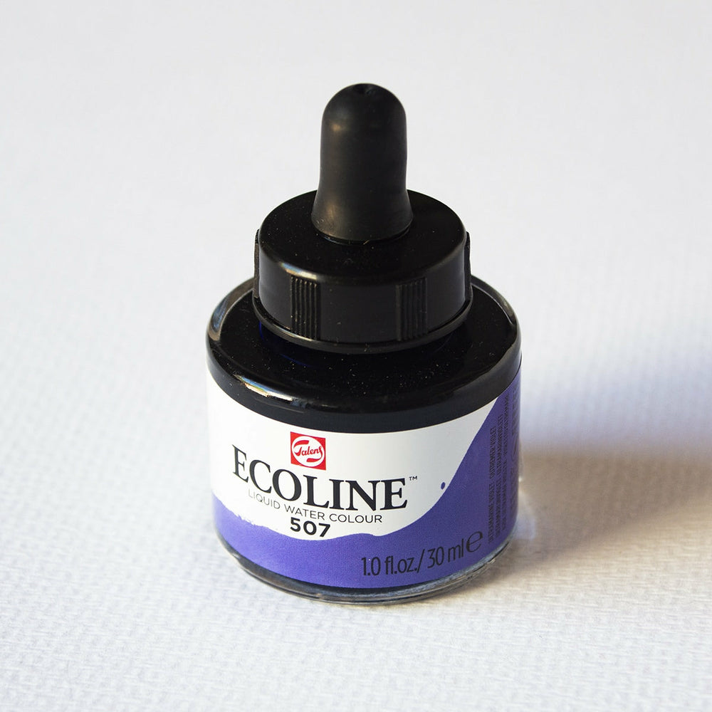 Flüssige Aquarellfarbe Ultramarin 30 ml Ecoline (1)