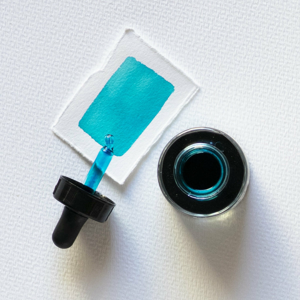 Flüssige Aquarellfarbe Türkisblau 30 ml Ecoline