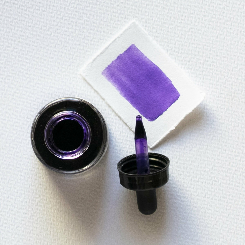 Flüssige Aquarellfarbe Violettblau 30 ml Ecoline (1)
