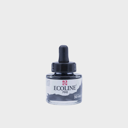 Flüssige Aquarellfarbe Schwarz 30 ml Ecoline