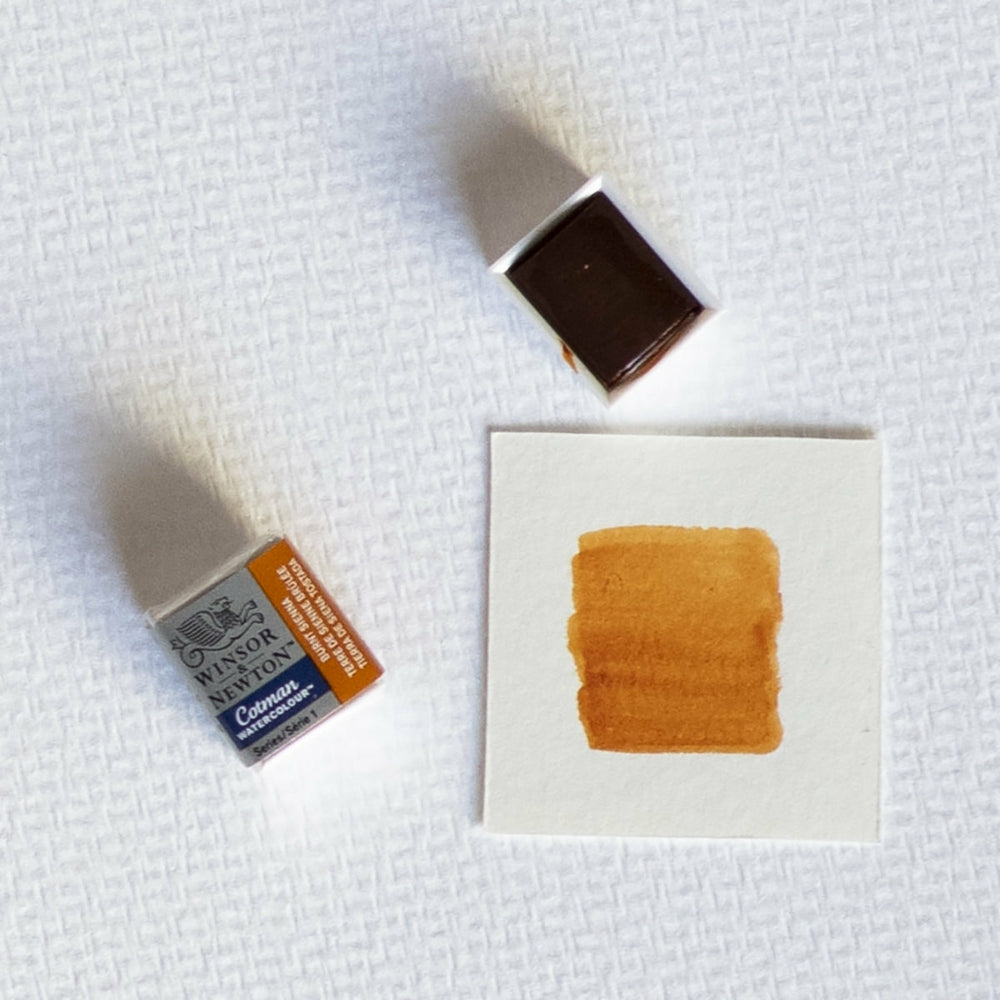 Aquarellfarbe 1/2 Godet Cotman Siena Gebrannt Winsor & Newton (1)