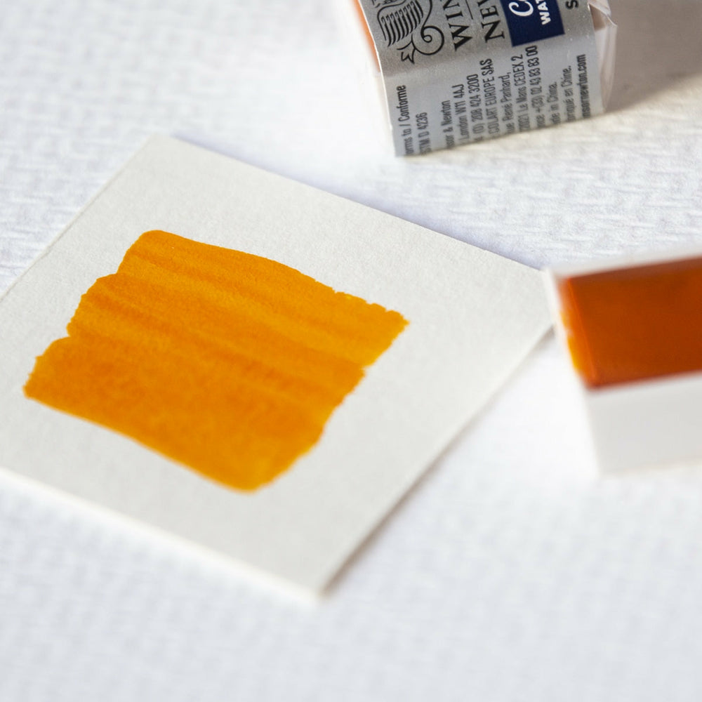 Aquarellfarbe 1/2 Godet Cotman Kadmiumgelb Orange Winsor & Newton
