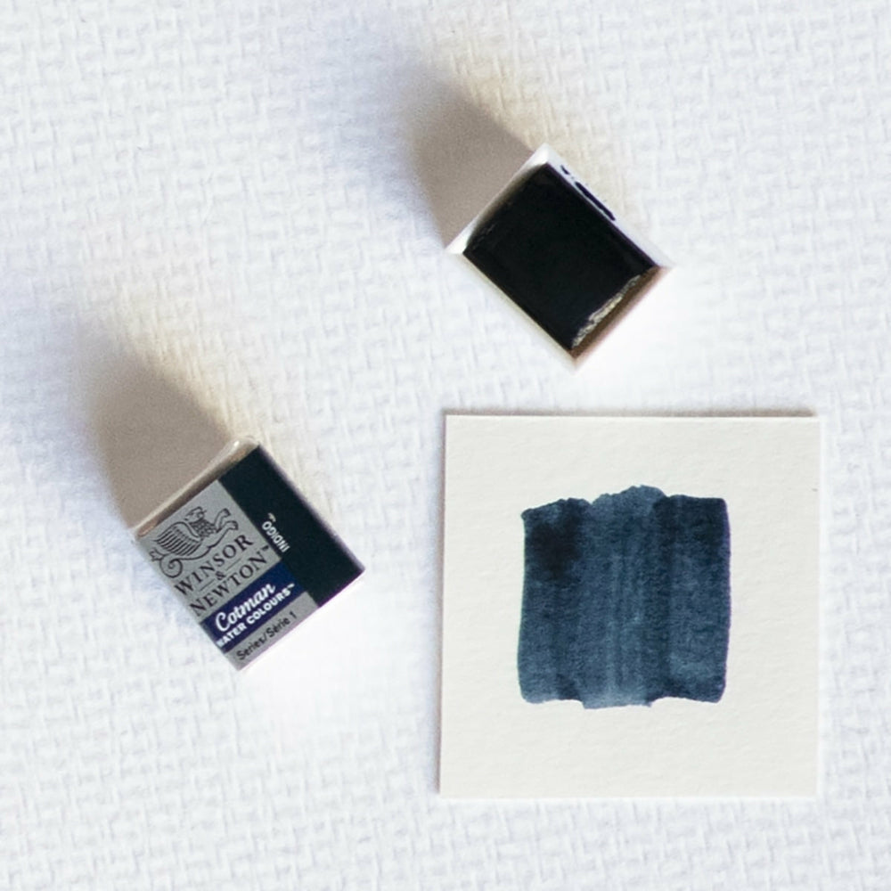 Aquarellfarbe 1/2 Godet Cotman Indigo Winsor & Newton (1)