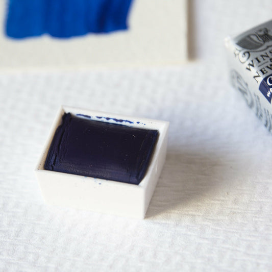 Aquarellfarbe 1/2 Godet Cotman Tiefblau Winsor & Newton