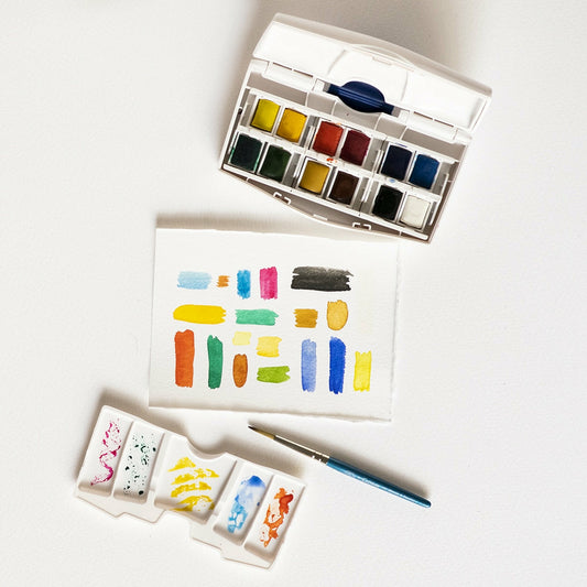 Box Aquarellfarben Tasche Plus Cotman Winson &amp; Newton