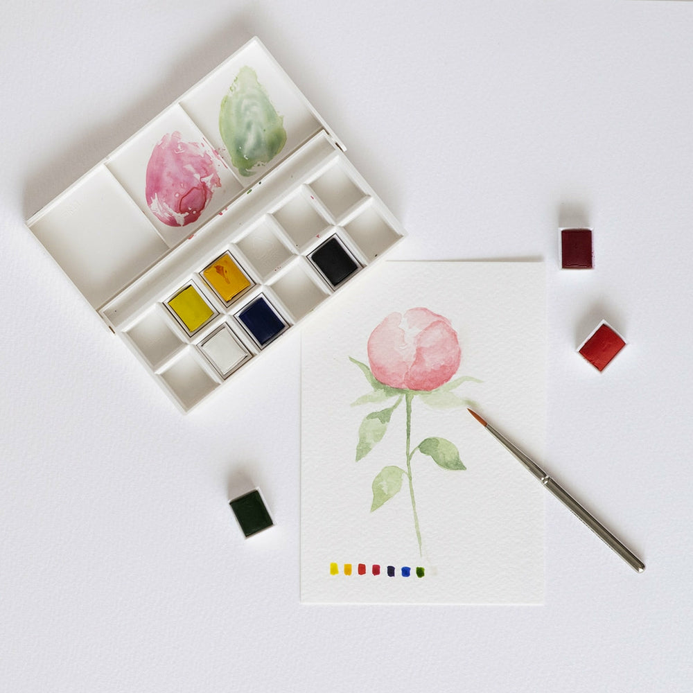 Box 8 Aquarellfarben Näpfchen Cotman, Himmelsmalerei, von Winsor & Newton