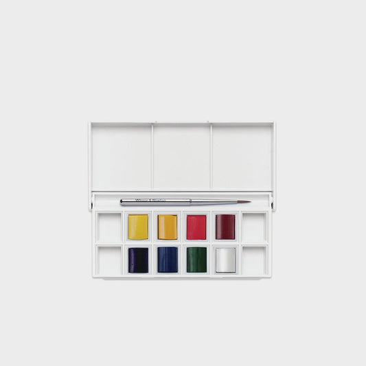 Box 8 Aquarellfarben Näpfchen Cotman, Blumenmalerei, von Winsor & Newton