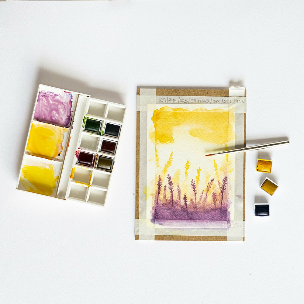 Box 8 Aquarellfarben Näpfchen Cotman, Landschaftsmalerei, von Winsor & Newton (2)