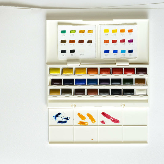 Box 24 Aquarellfarben Cotman Winsor & Newton