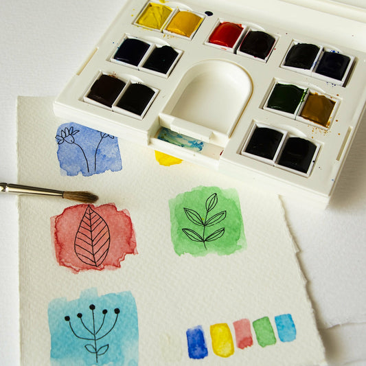Profi-Box 24 Aquarellfarben Winsor & Newton