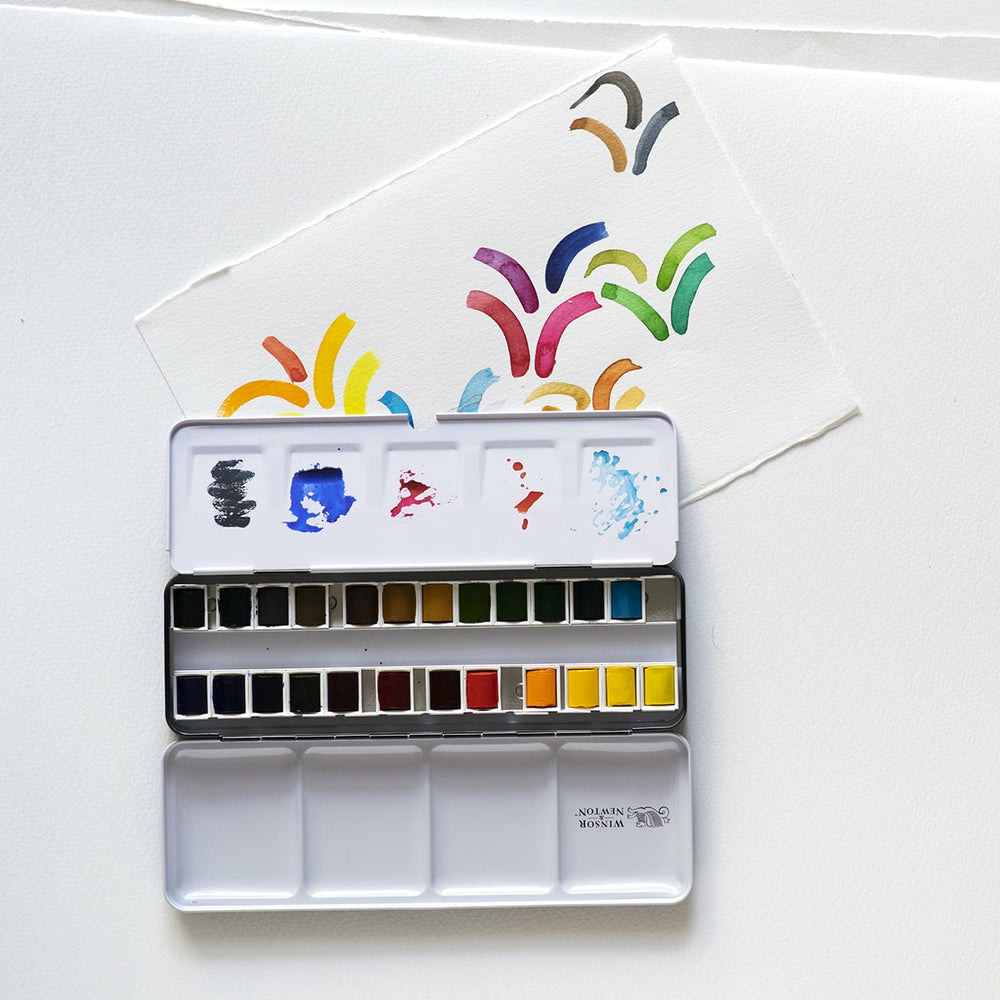 Profi-Box 24 Aquarellfarben Winsor & Newton (2)