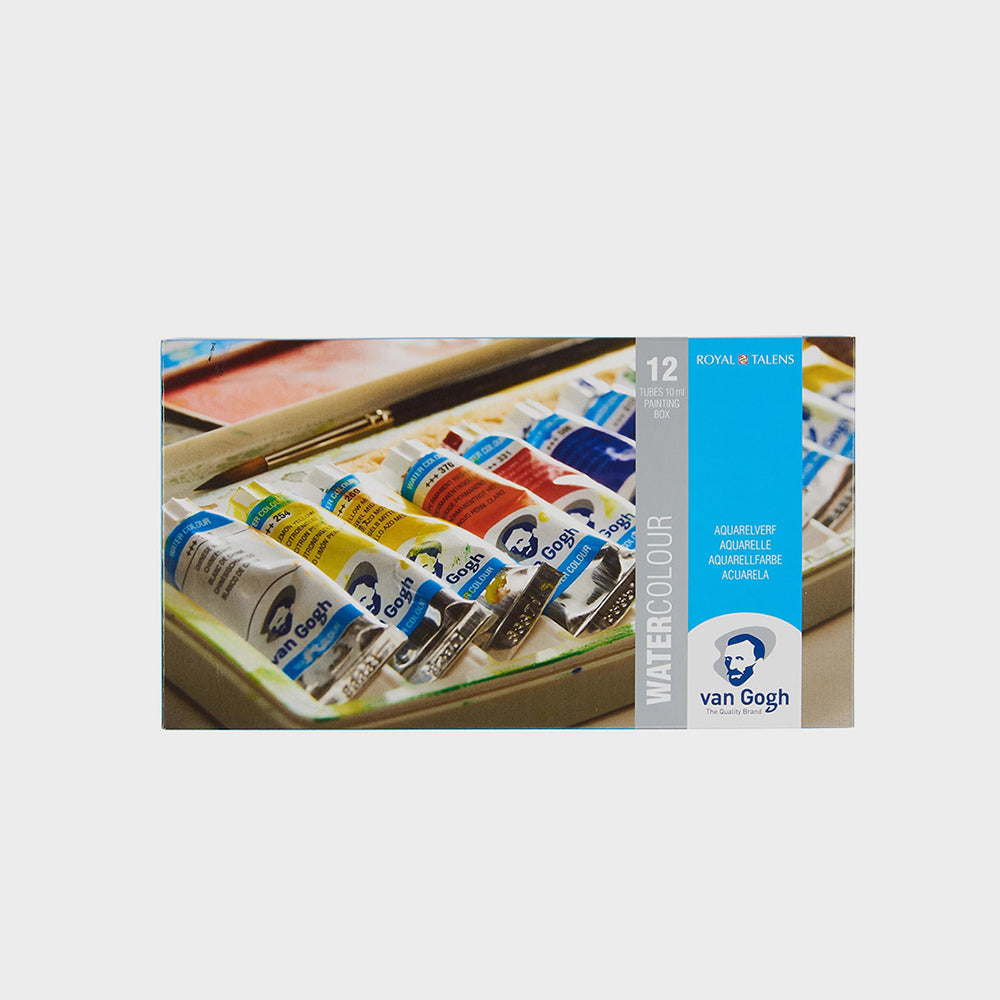 Box 12 Tuben Aquarellfarben Van Gogh (1)