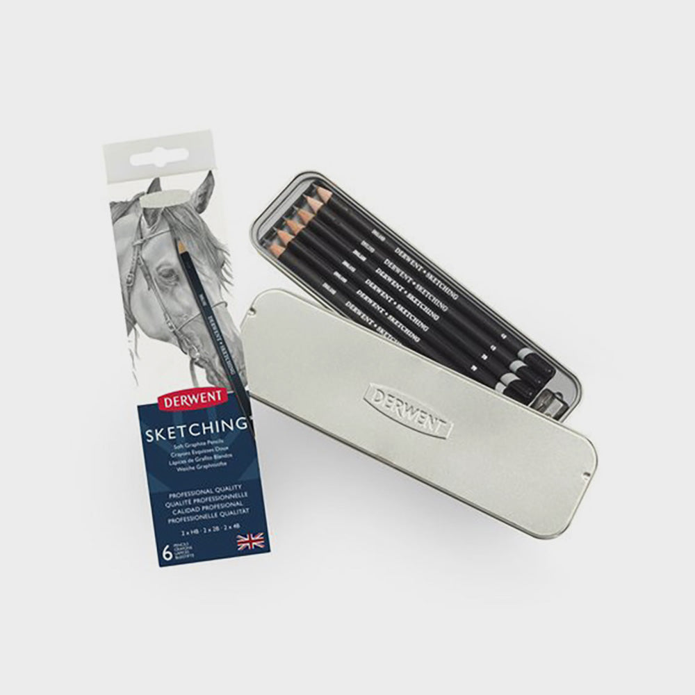 Metallbox 2 X 3 Graphitstifte Derwent