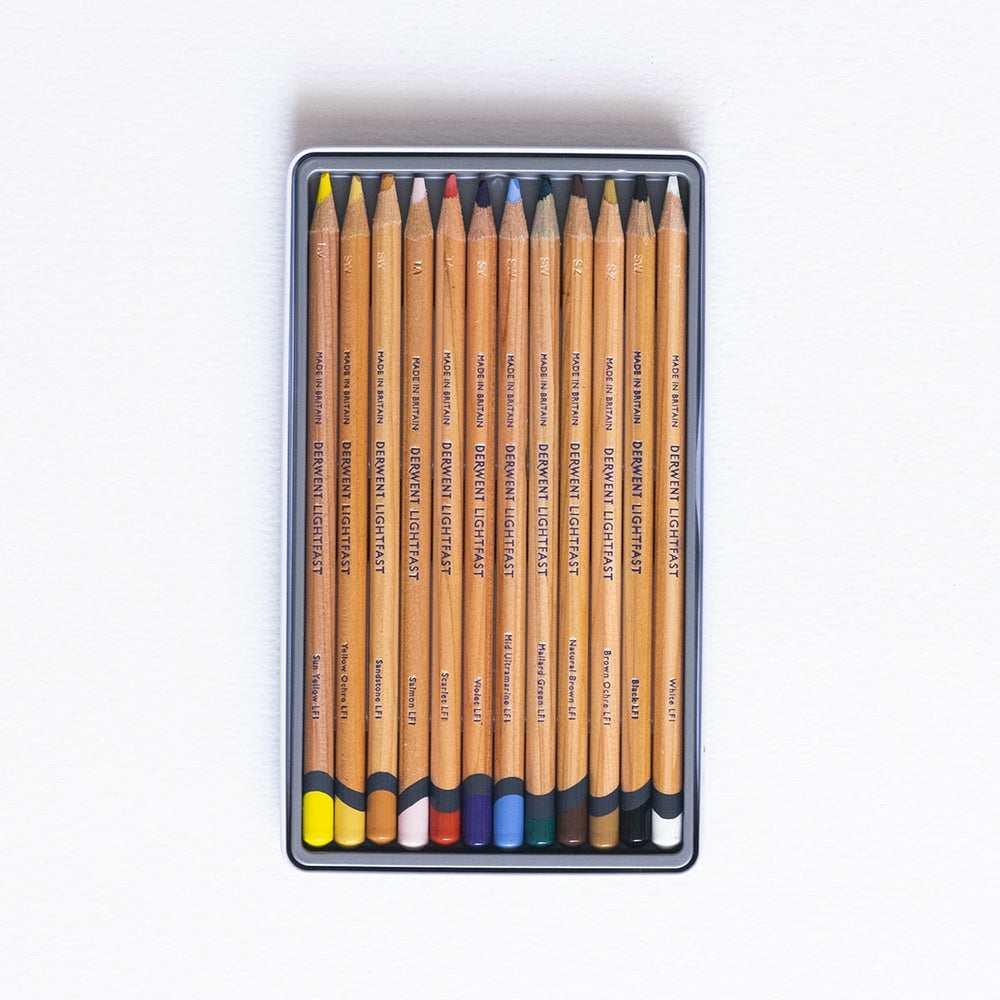 Metallbox 12 Farbstifte Procolour Derwent