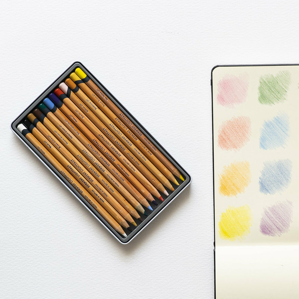 Metallbox 12 Farbstifte Procolour Derwent (1)