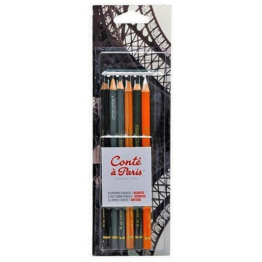 Conte Sichtverpackung 6 Stifte Zeichnen