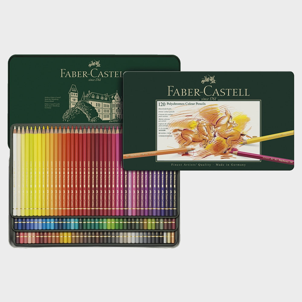 Metallkasten 120 Stifte Polychromos Faber Castell (2)