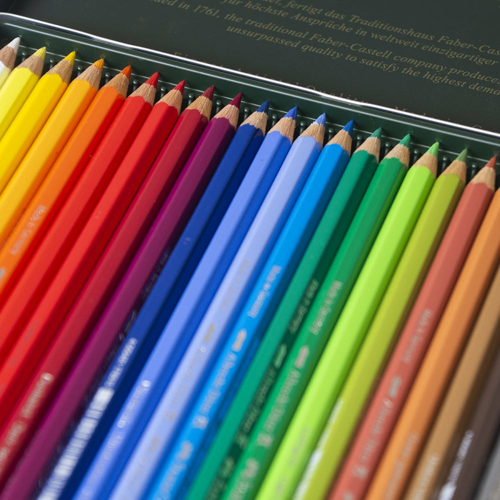 Metallkasten 24 Aquarellstifte Albrecht Dürer Faber Castell (1)