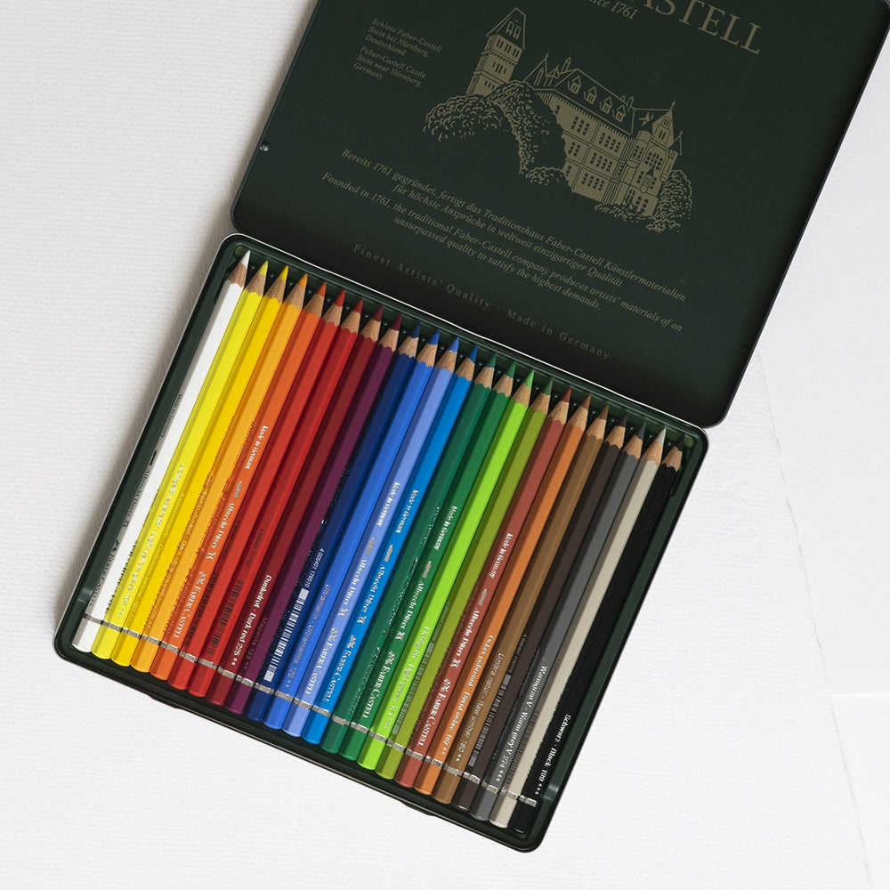 Metallkasten 24 Aquarellstifte Albrecht Dürer Faber Castell