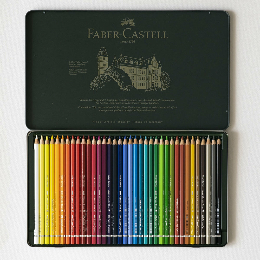 Metallkasten 36 Aquarellstifte Albrecht Dürer Faber Castell (1)