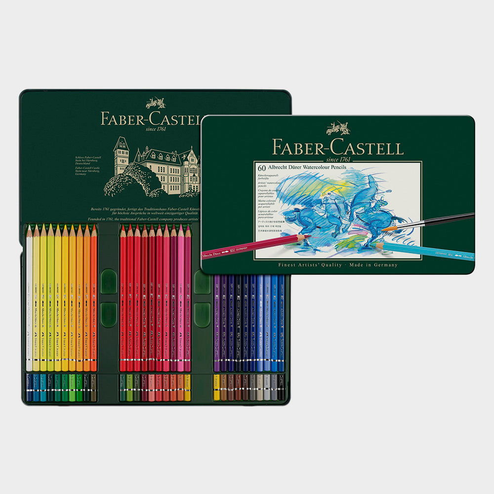Metallkasten 60 Aquarellstifte Albrecht Dürer Faber Castell (1)