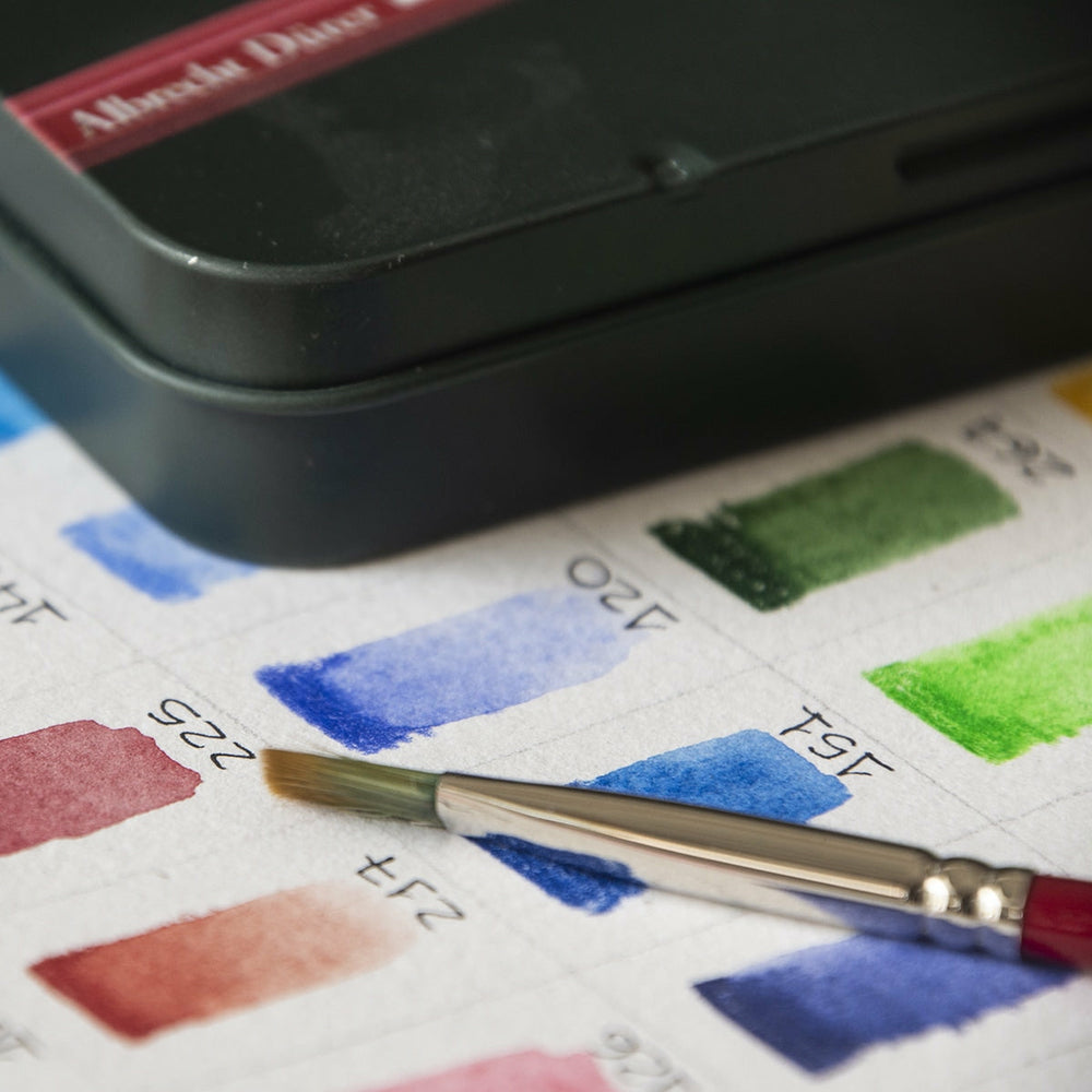 Metallkasten 60 Aquarellstifte Albrecht Dürer Faber Castell