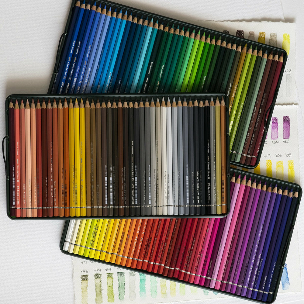 Metallkasten 120 Aquarellstifte Albrecht Dürer Faber Castell