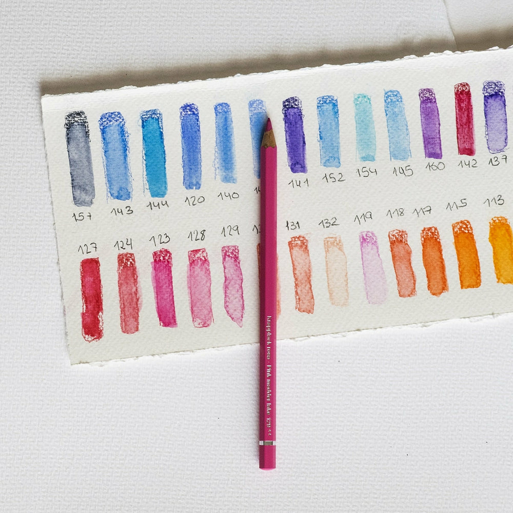 Aquarellstift Albrecht Dürer 129 Krapplack Rosa Faber Castell