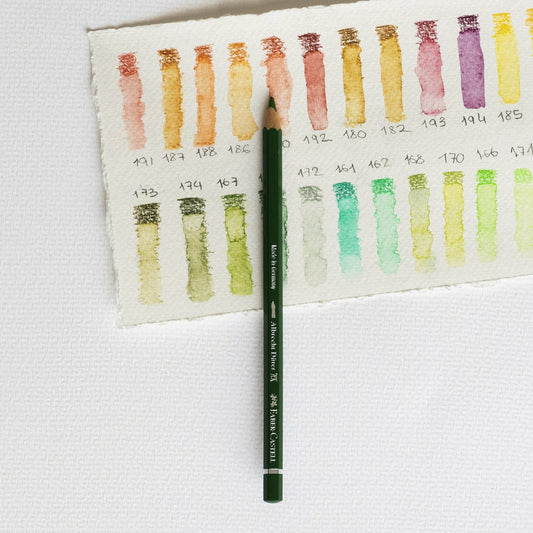 Aquarellstift Albrecht Dürer 167 Permanentgrün Oliv Faber Castell