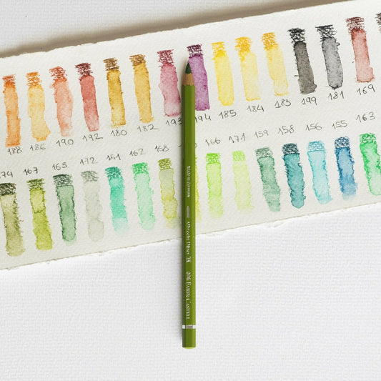 Aquarellstift Albrecht Dürer 168 Grünerde Gelblich Faber Castell