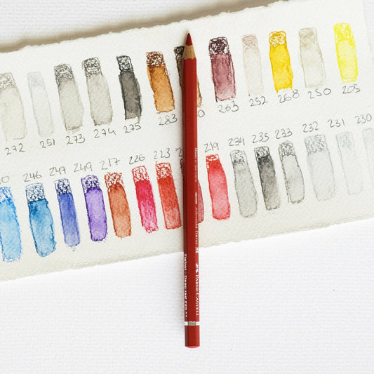 Aquarellstift Albrecht Dürer 223 Tiefrot Faber Castell