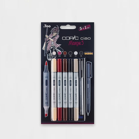 6er-Set Marker Manga 5 Copic Ciao