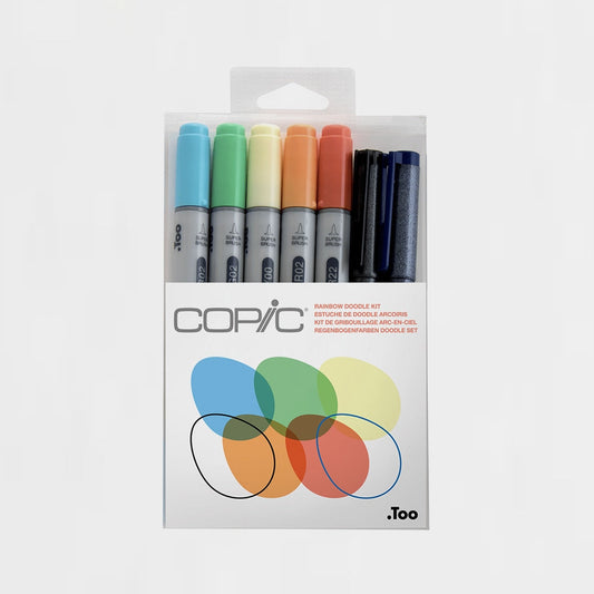 6er-Set Marker Rainbow Doodle Copic Ciao