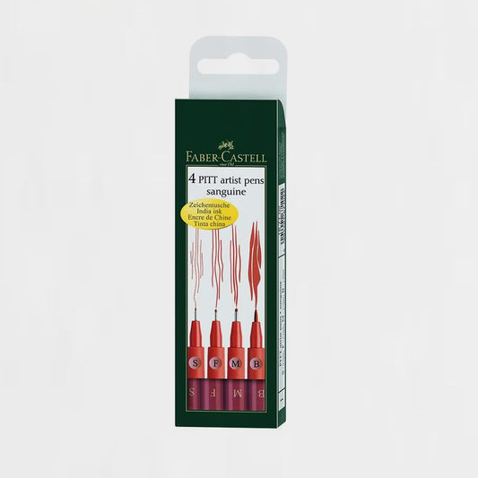 4er-Set Marker Sanguina Faber-Castell