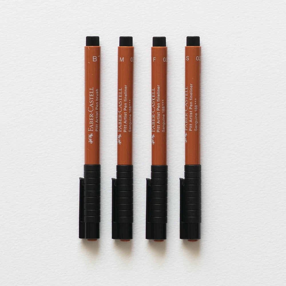 4er-Set Marker Sanguina Faber-Castell