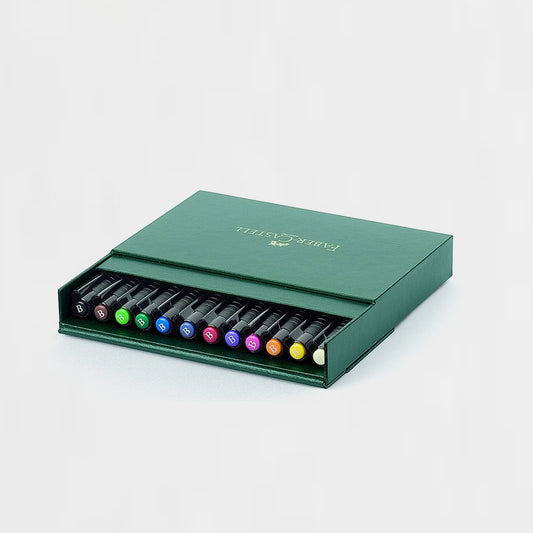 12er-Set Marker Faber-Castell Pitt