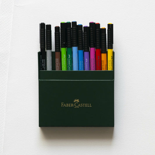 12er-Set Marker Faber-Castell Pitt